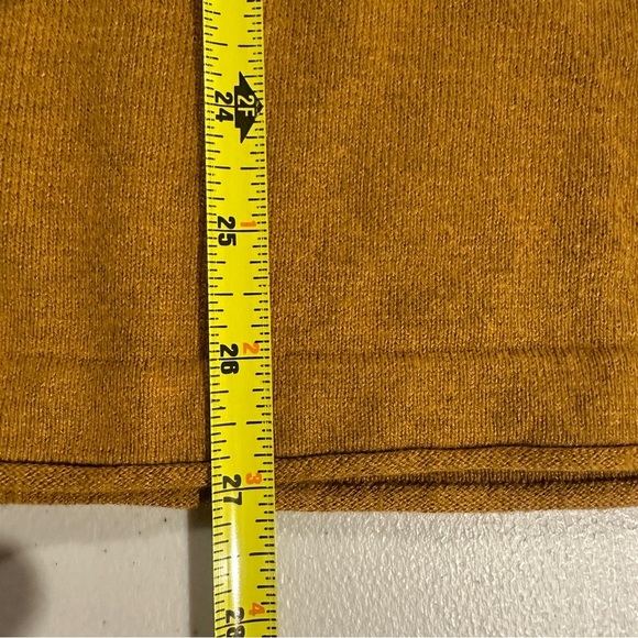J. Jill Relaxed Fit Drop Shoulder Wool Blend Sweater Gold Melange XL - Picture 13 of 14